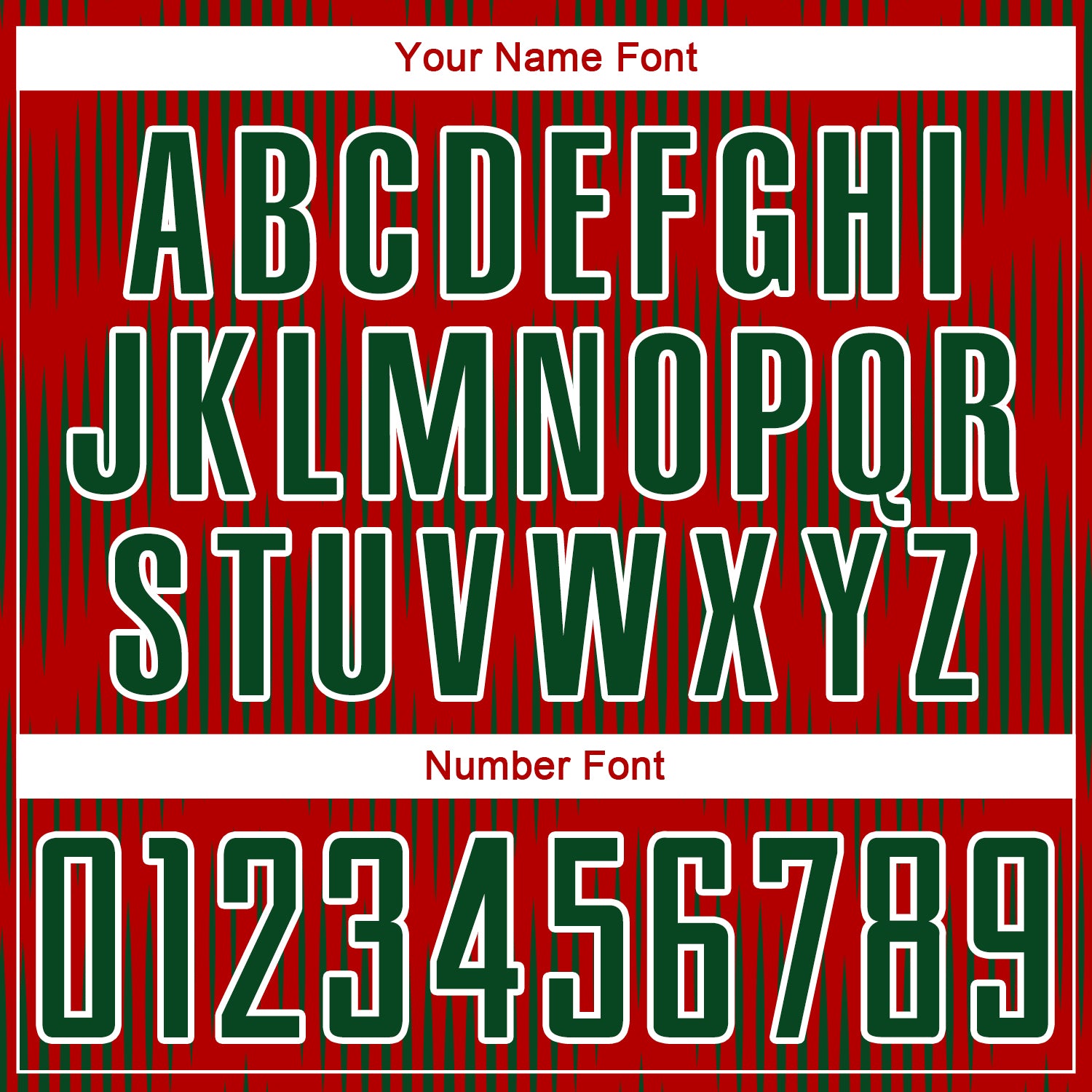 Custom Red Green-White Line Sublimation Soccer Uniform Jersey