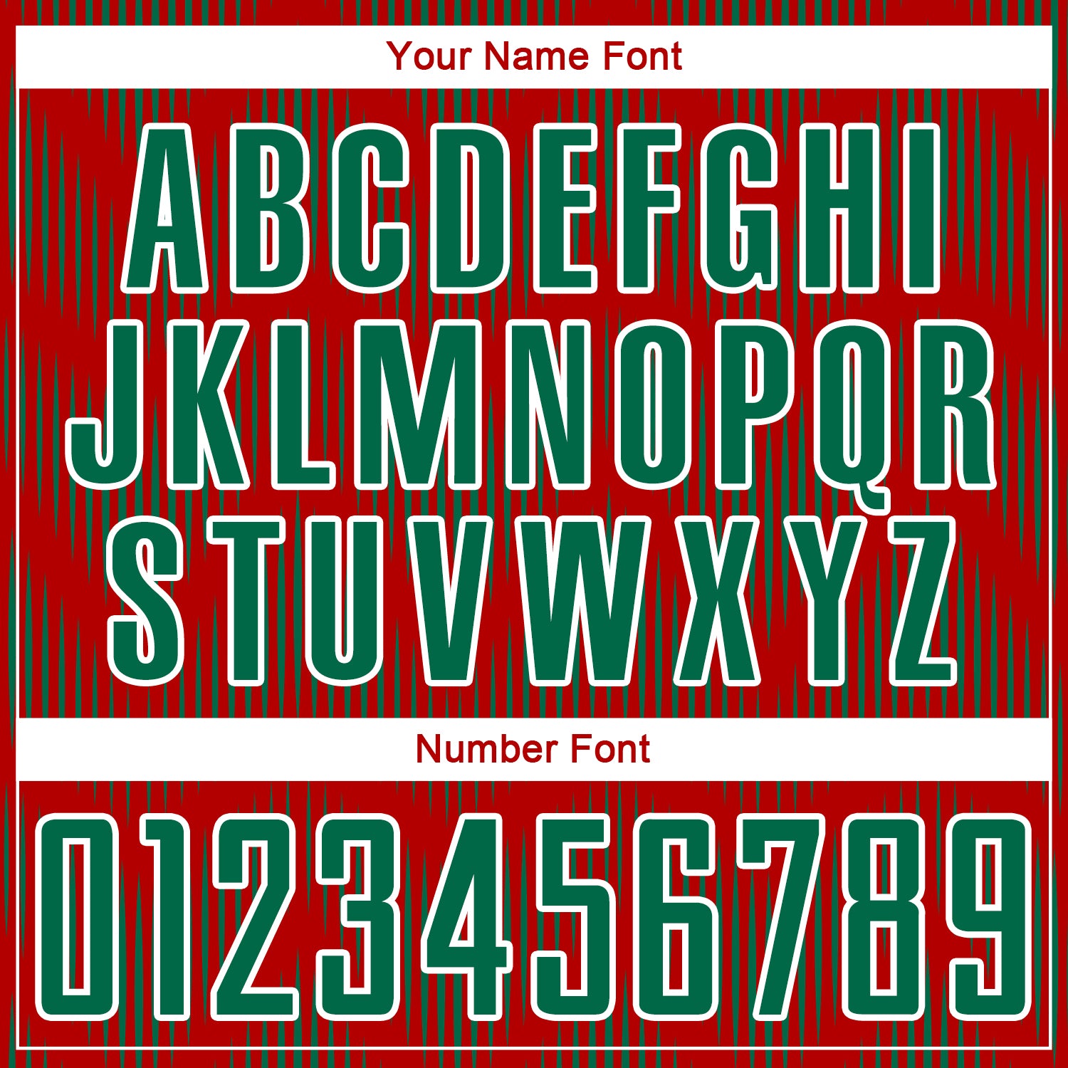 Custom Red Kelly Green-White Line Sublimation Soccer Uniform Jersey