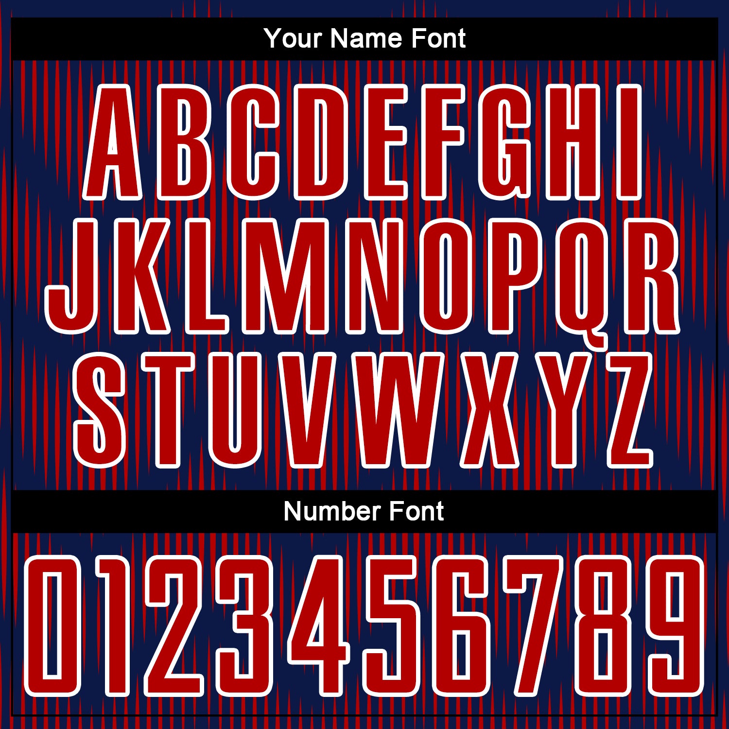 Custom Navy Red-White Line Sublimation Soccer Uniform Jersey