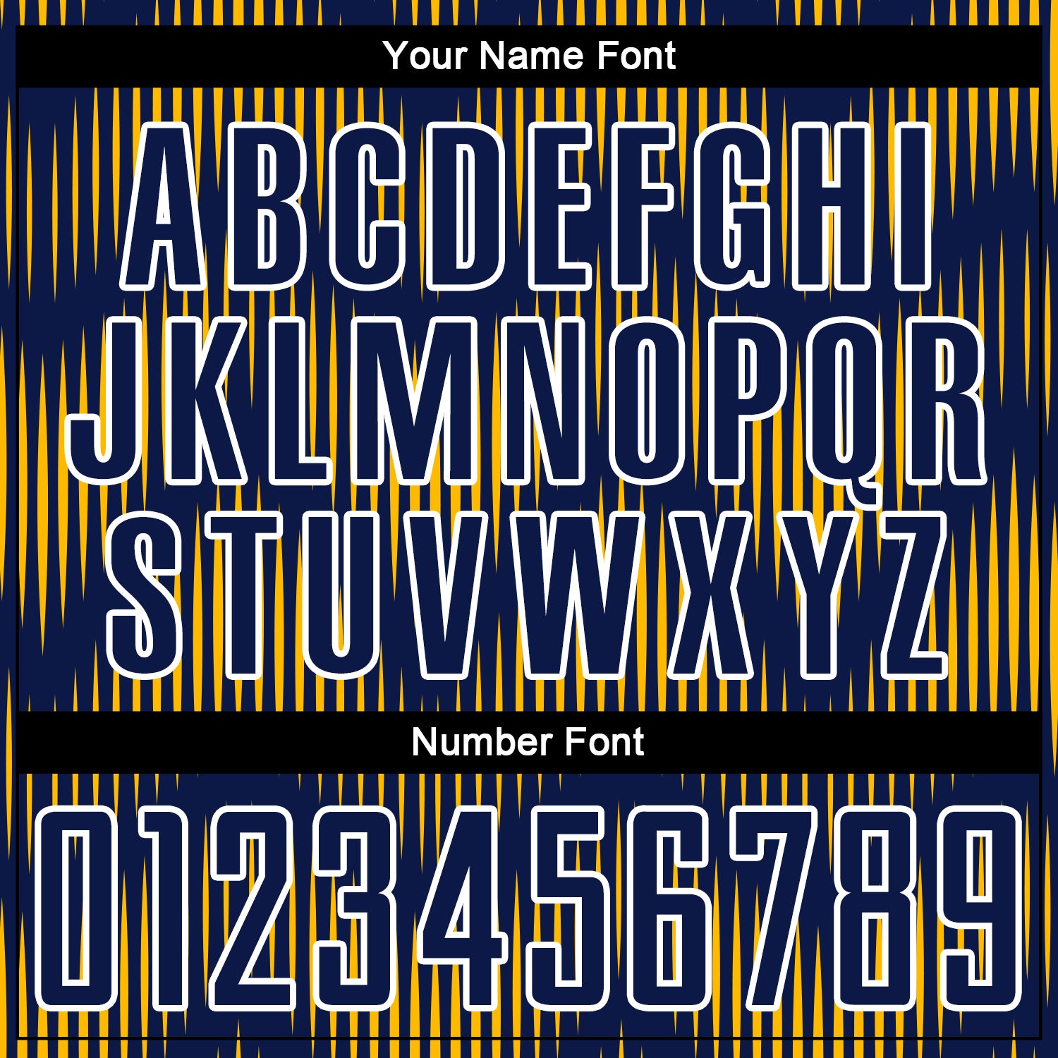 Custom Navy Gold-White Line Sublimation Soccer Uniform Jersey