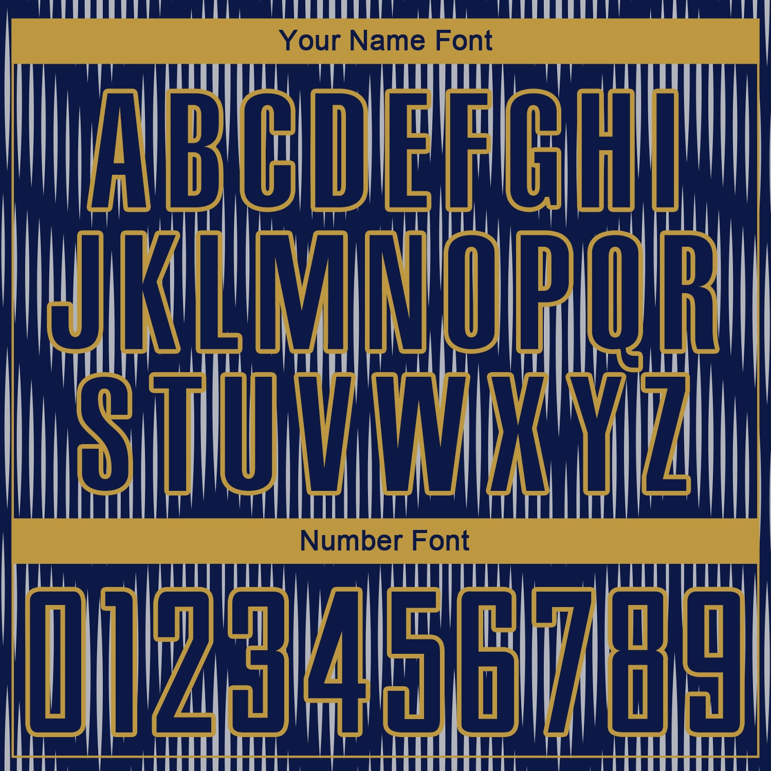 Custom Navy Gray-Old Gold Line Sublimation Soccer Uniform Jersey