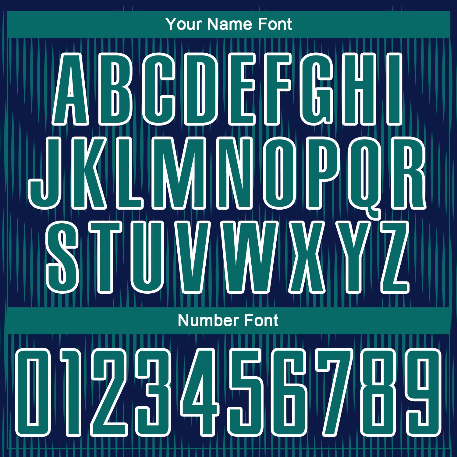 Custom Navy Teal-White Line Sublimation Soccer Uniform Jersey