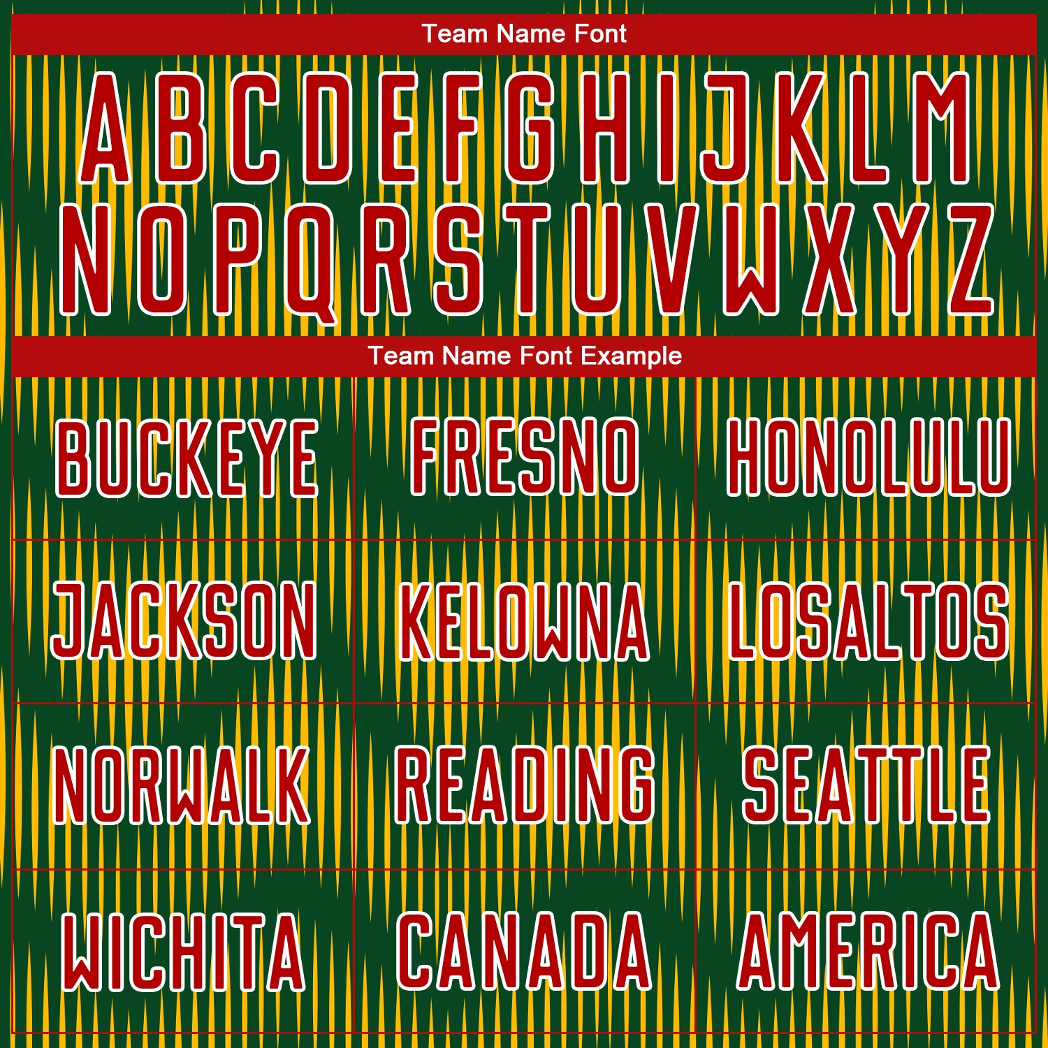 Custom Green Red-Gold Line Sublimation Soccer Uniform Jersey