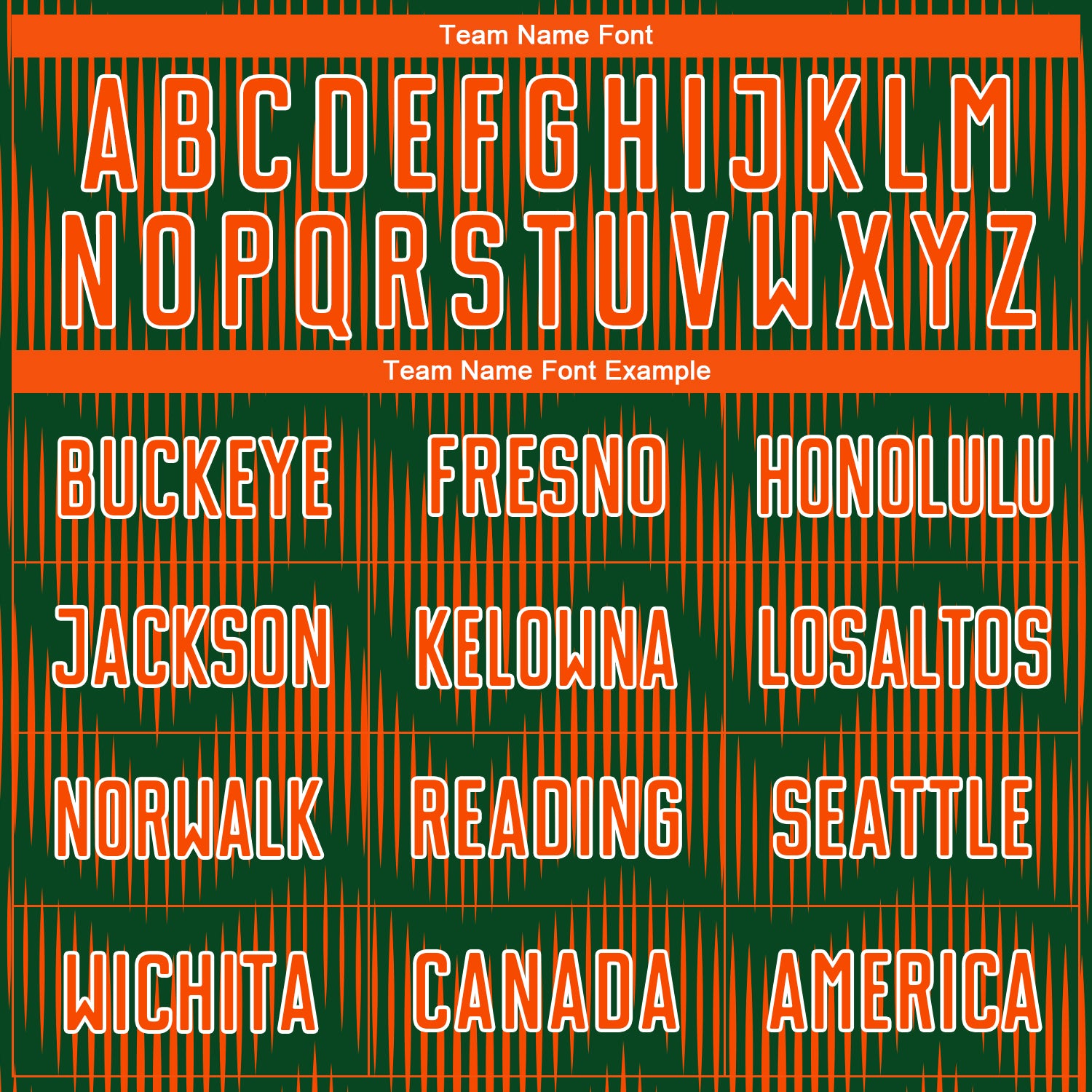 Custom Green Orange-White Line Sublimation Soccer Uniform Jersey