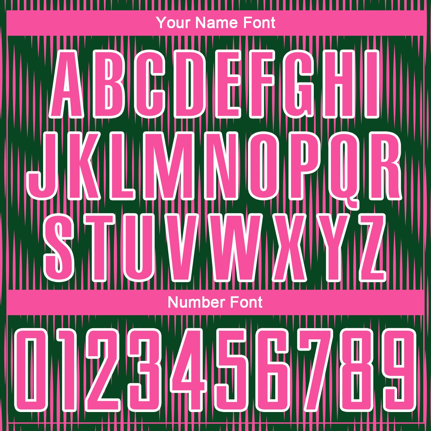 Custom Green Pink-White Line Sublimation Soccer Uniform Jersey