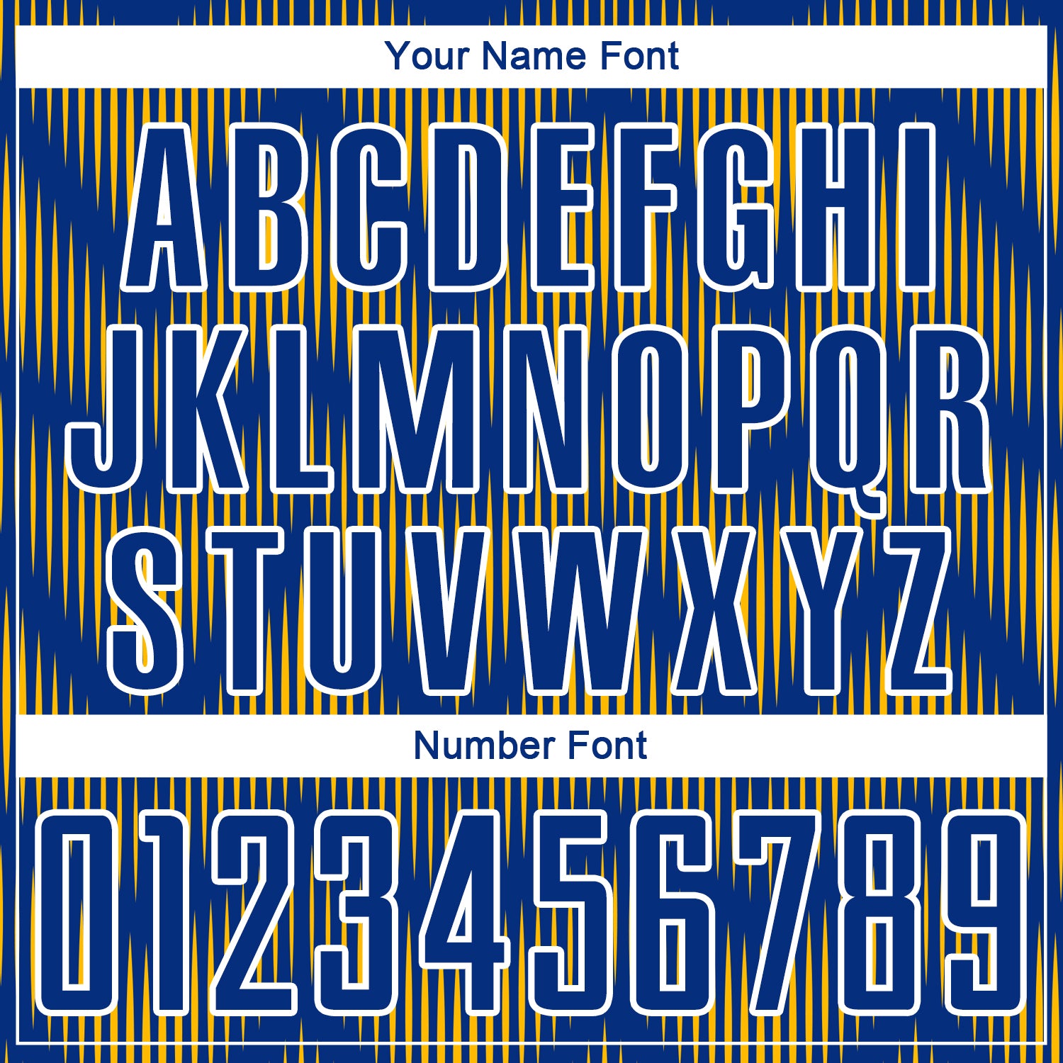 Custom Royal Gold-White Line Sublimation Soccer Uniform Jersey