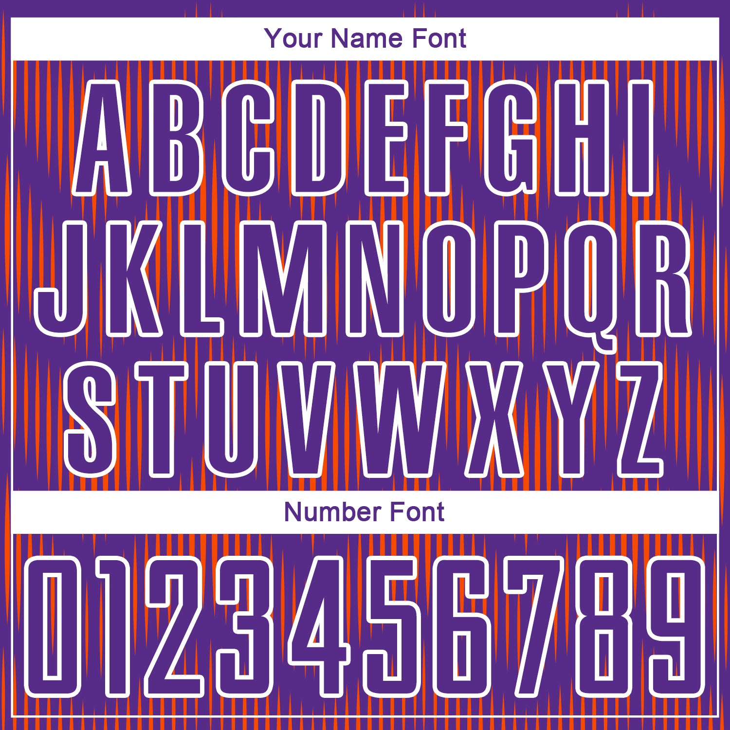 Custom Purple Orange-White Line Sublimation Soccer Uniform Jersey