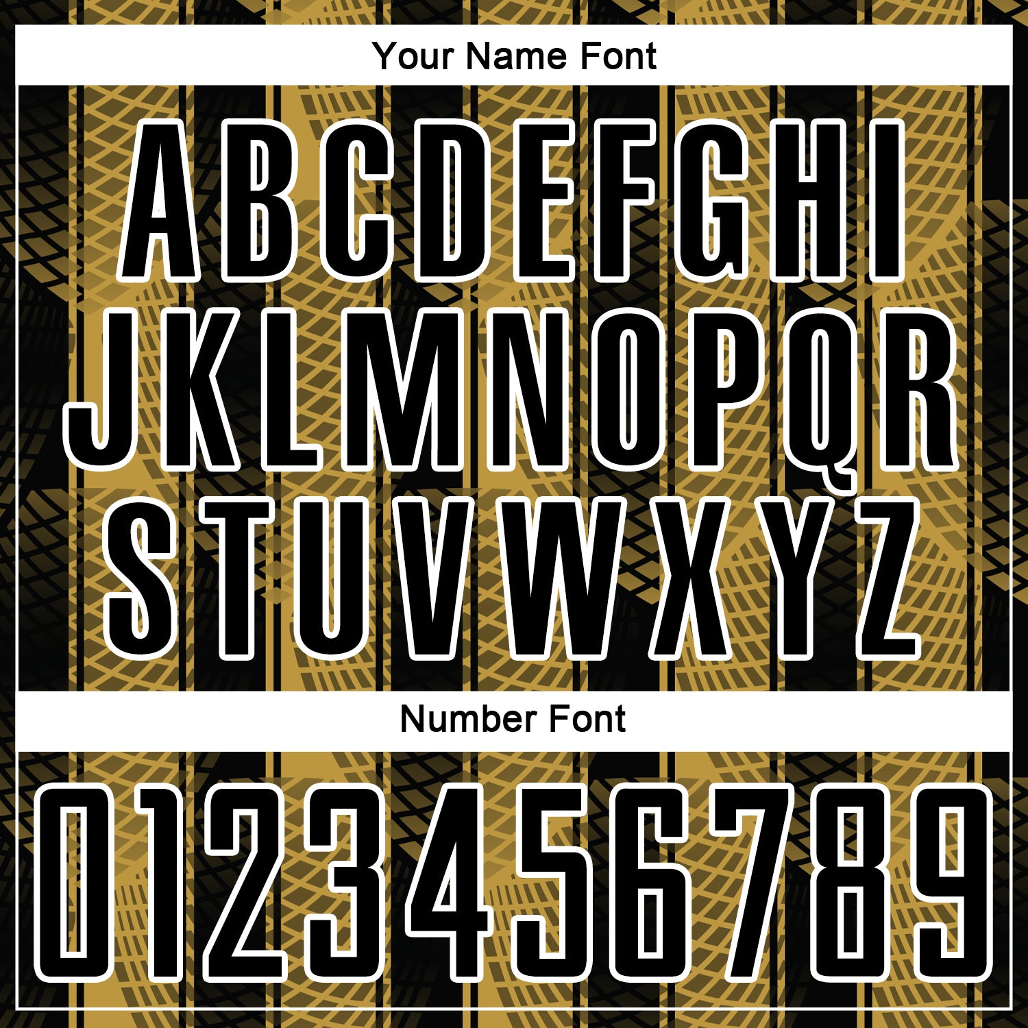 Custom Black Old Gold-White Abstract Network Sublimation Soccer Uniform Jersey