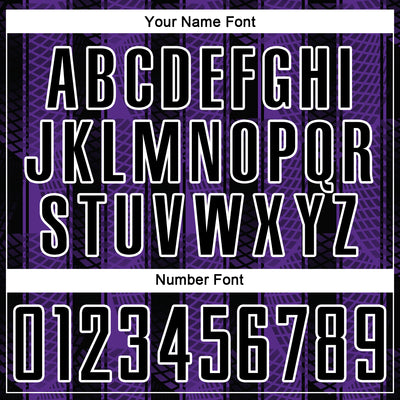 Custom Black Purple-White Abstract Network Sublimation Soccer Uniform Jersey