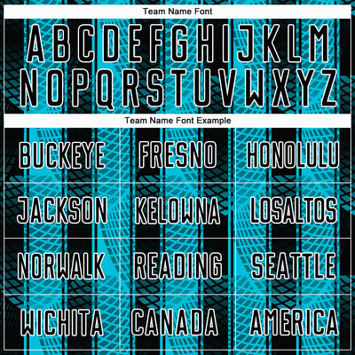 Custom Black Lakes Blue-White Abstract Network Sublimation Soccer Uniform Jersey