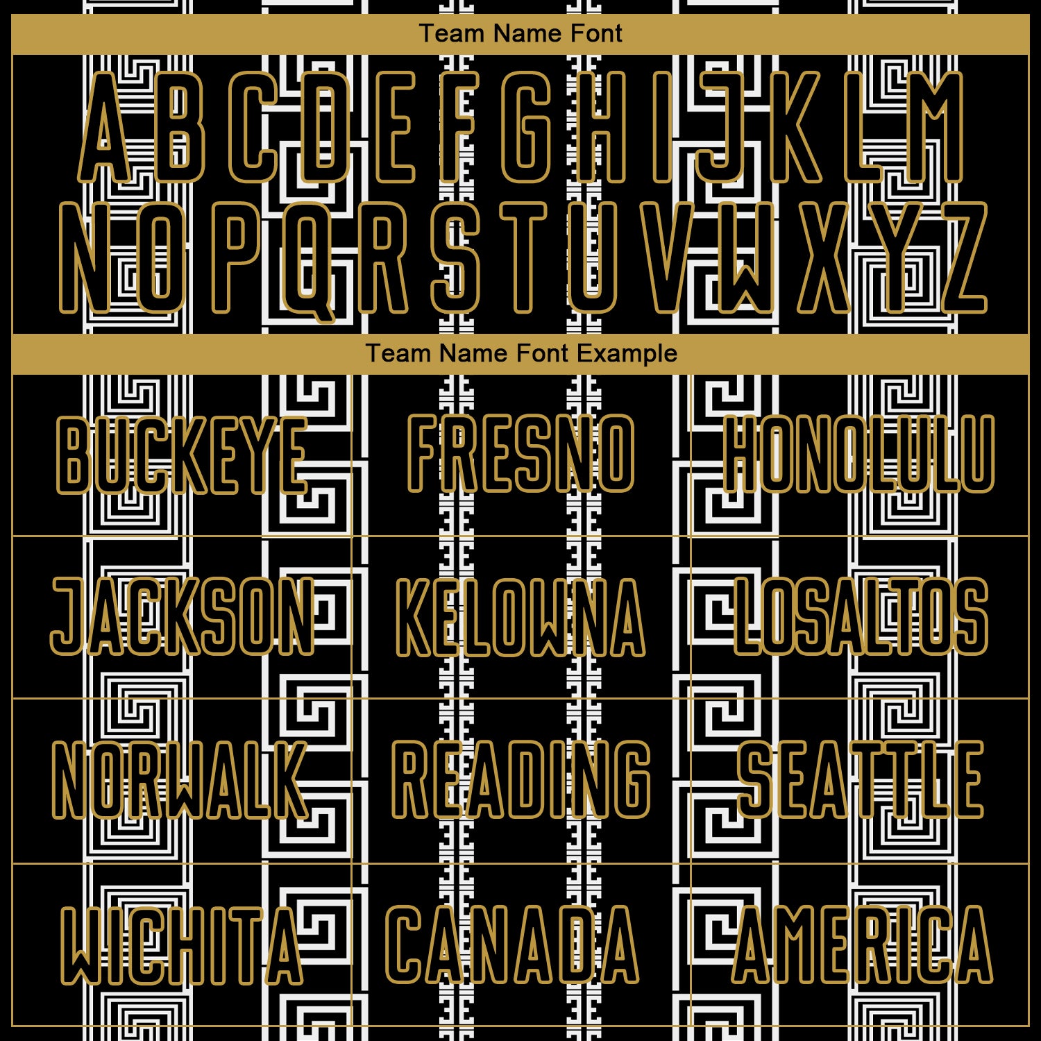 Custom Black Old Gold-White Geometric Shape Sublimation Soccer Uniform Jersey