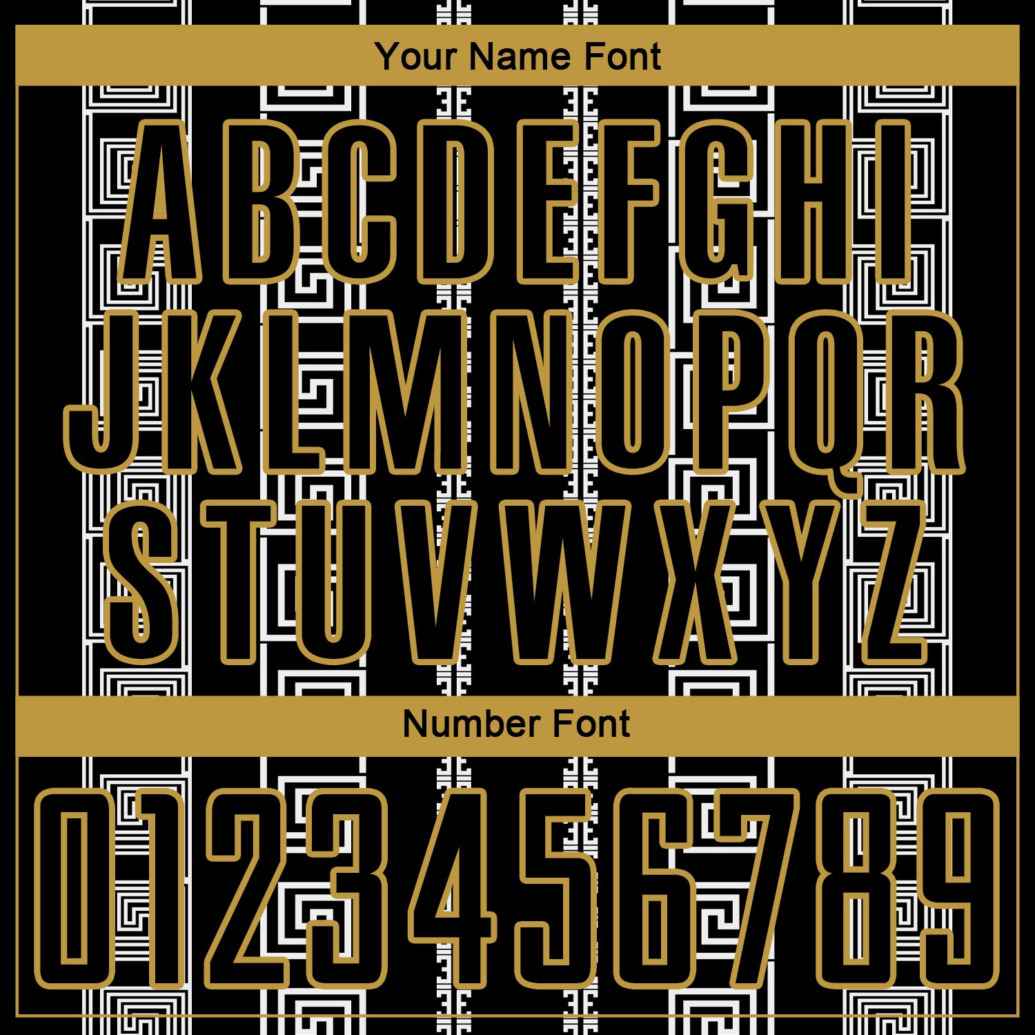 Custom Black Old Gold-White Geometric Shape Sublimation Soccer Uniform Jersey