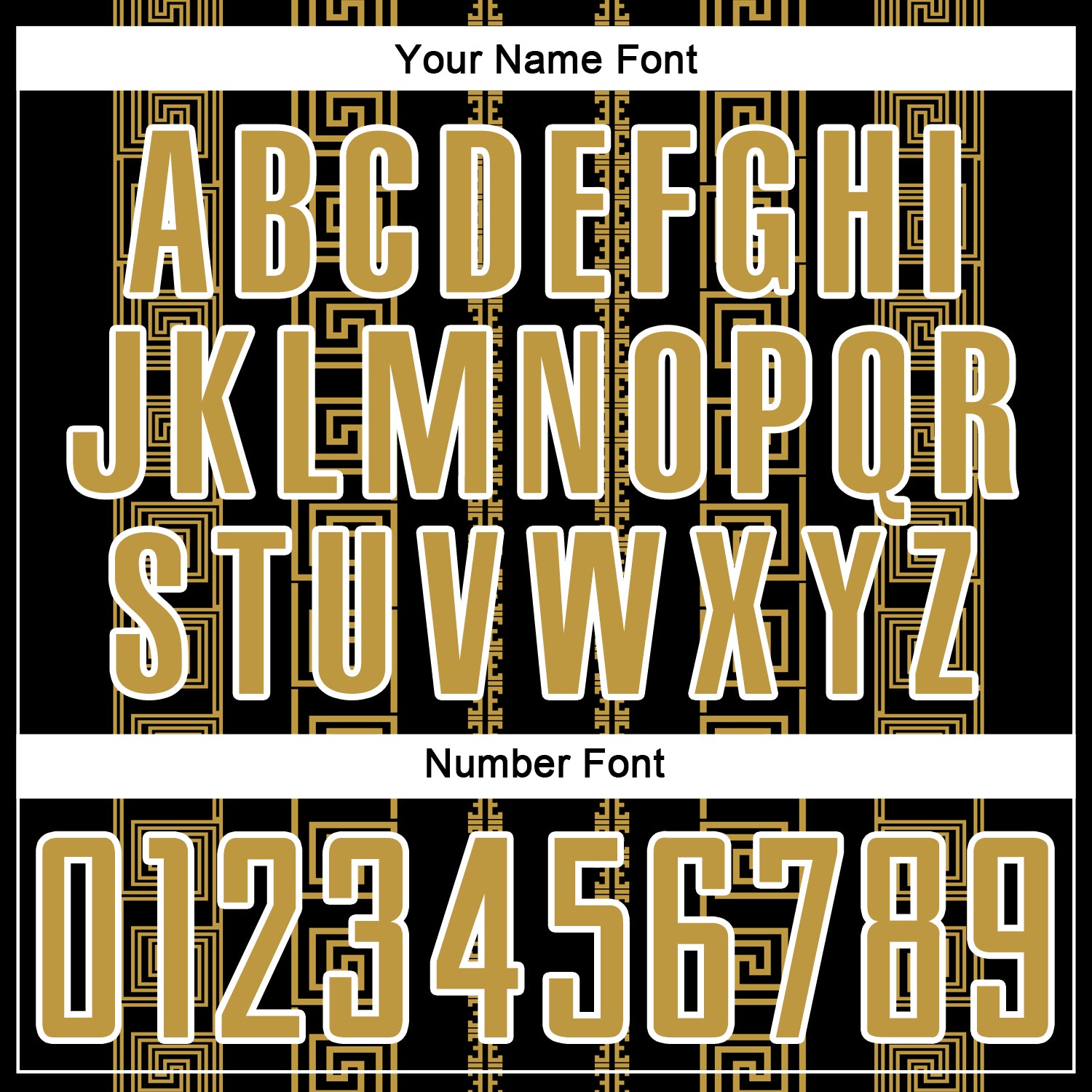 Custom Black Old Gold-White Geometric Shape Sublimation Soccer Uniform Jersey