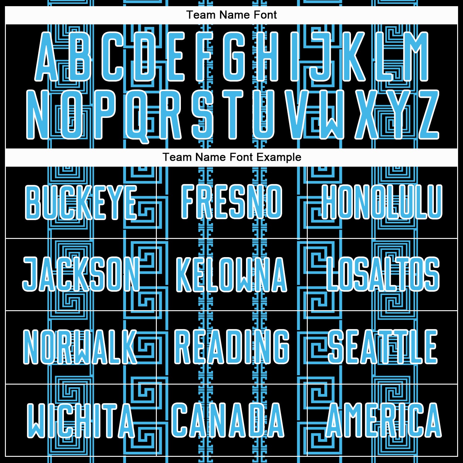 Custom Black Sky Blue-White Geometric Shape Sublimation Soccer Uniform Jersey