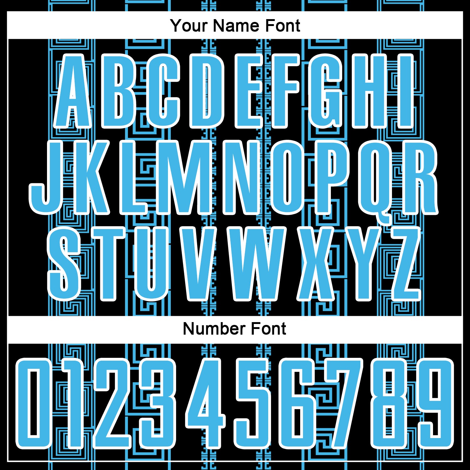 Custom Black Sky Blue-White Geometric Shape Sublimation Soccer Uniform Jersey