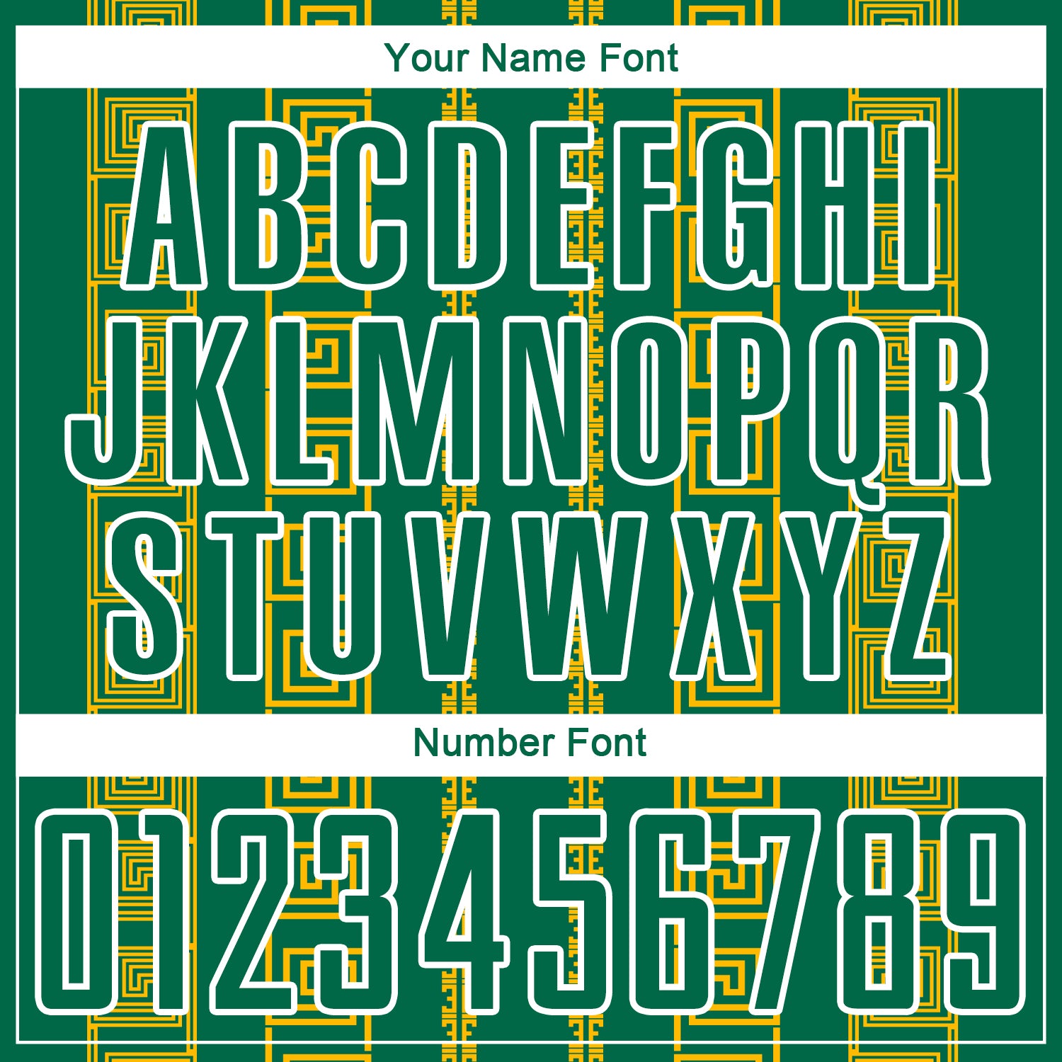 Custom Kelly Green Gold-White Geometric Shape Sublimation Soccer Uniform Jersey