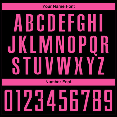 Custom Black Pink Sublimation Soccer Uniform Jersey