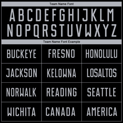 Custom Black Gray Sublimation Soccer Uniform Jersey