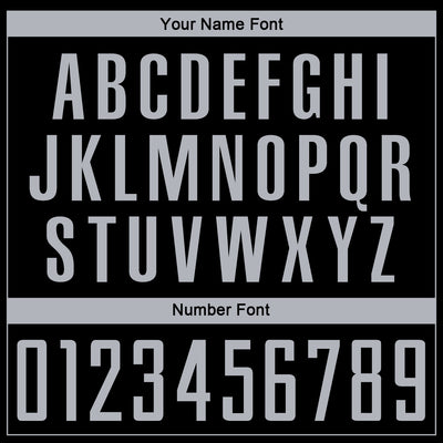 Custom Black Gray Sublimation Soccer Uniform Jersey