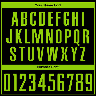 Custom Black Neon Green Sublimation Soccer Uniform Jersey