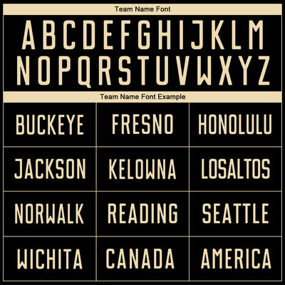 Custom Black Cream Sublimation Soccer Uniform Jersey