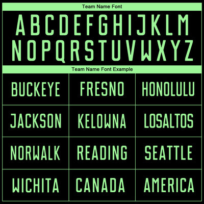 Custom Black Pea Green Sublimation Soccer Uniform Jersey