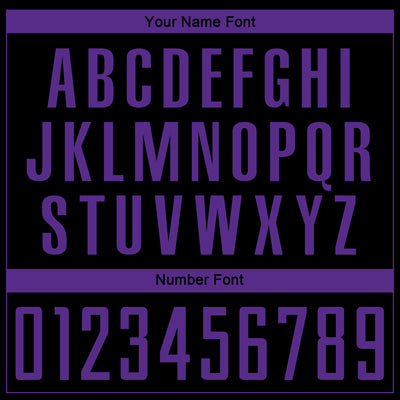 Custom Black Purple Sublimation Soccer Uniform Jersey