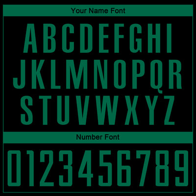 Custom Black Kelly Green Sublimation Soccer Uniform Jersey