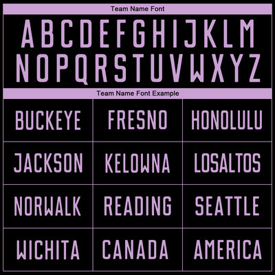 Custom Black Light Purple Sublimation Soccer Uniform Jersey