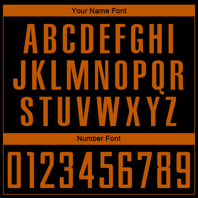 Custom Black Texas Orange Sublimation Soccer Uniform Jersey