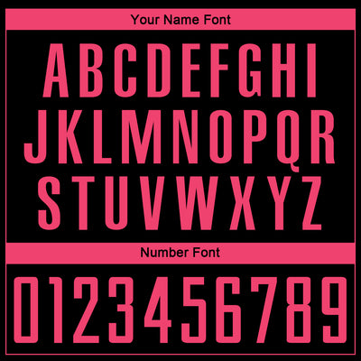 Custom Black Neon Pink Sublimation Soccer Uniform Jersey