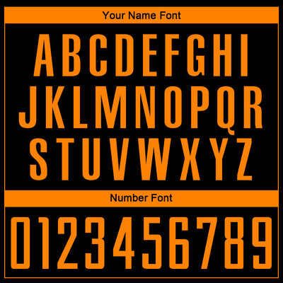 Custom Black Bay Orange Sublimation Soccer Uniform Jersey