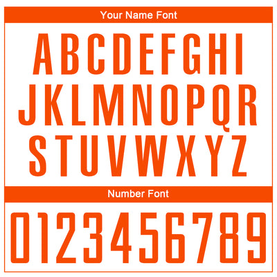 Custom White Orange Sublimation Soccer Uniform Jersey