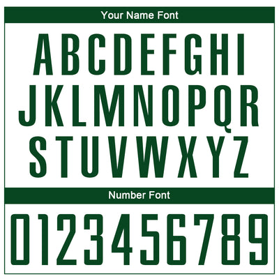 Custom White Green Sublimation Soccer Uniform Jersey