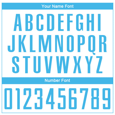 Custom White Sky Blue Sublimation Soccer Uniform Jersey