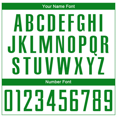 Custom White Grass Green Sublimation Soccer Uniform Jersey