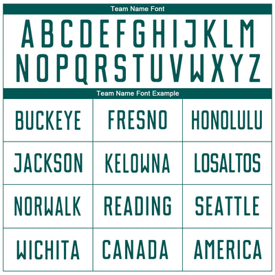 Custom White Midnight Green Sublimation Soccer Uniform Jersey