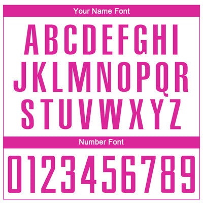 Custom White Deep Pink Sublimation Soccer Uniform Jersey