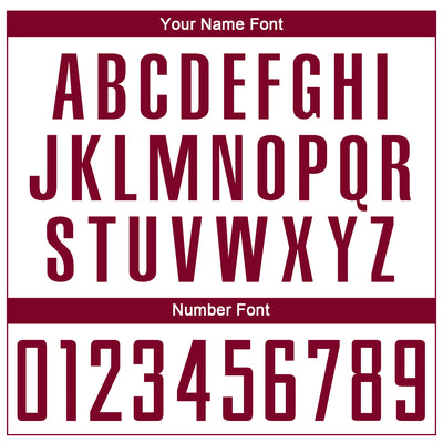 Custom White Maroon Sublimation Soccer Uniform Jersey