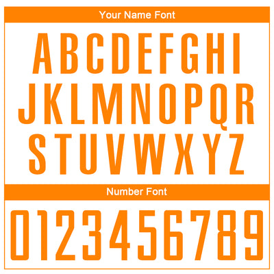 Custom White Bay Orange Sublimation Soccer Uniform Jersey