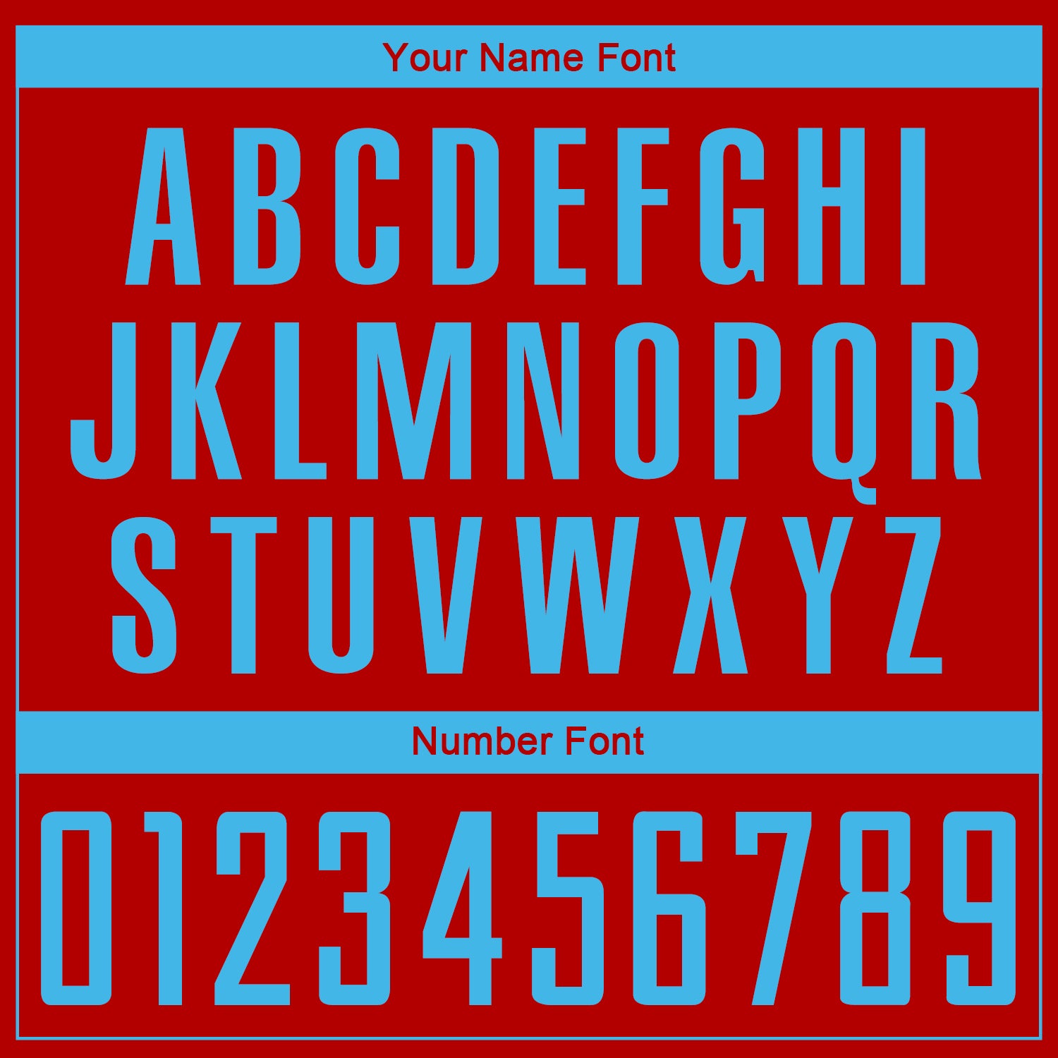 Custom Red Sky Blue Sublimation Soccer Uniform Jersey