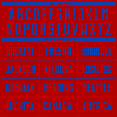 Custom Red Thunder Blue Sublimation Soccer Uniform Jersey