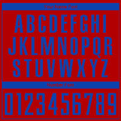 Custom Red Thunder Blue Sublimation Soccer Uniform Jersey