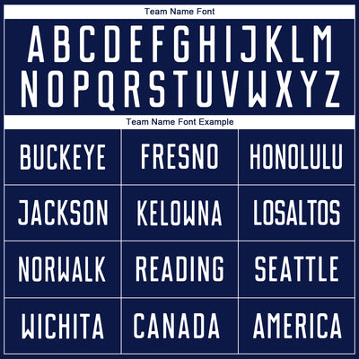 Custom Navy White Sublimation Soccer Uniform Jersey