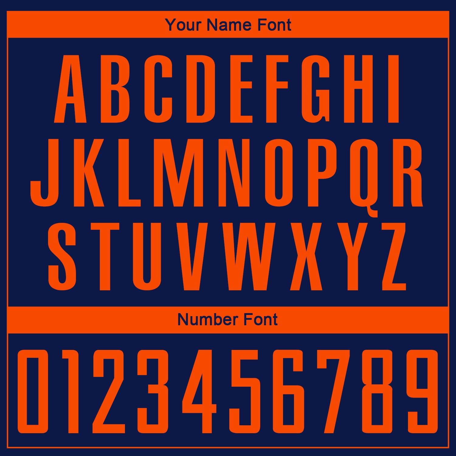 Custom Navy Orange Sublimation Soccer Uniform Jersey