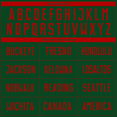 Custom Green Red Sublimation Soccer Uniform Jersey