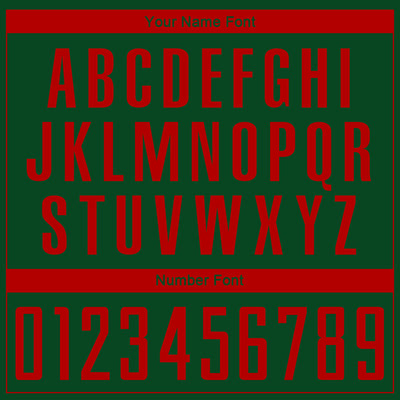 Custom Green Red Sublimation Soccer Uniform Jersey