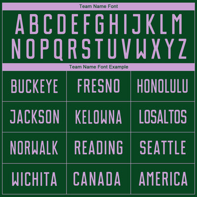 Custom Green Light Purple Sublimation Soccer Uniform Jersey