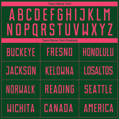 Custom Green Neon Pink Sublimation Soccer Uniform Jersey