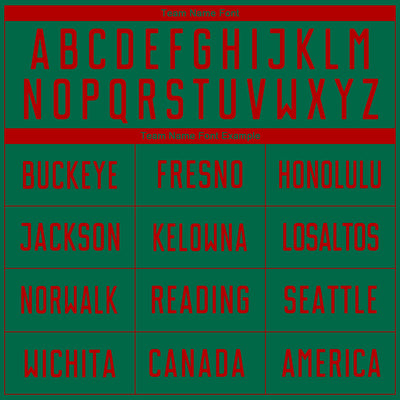 Custom Kelly Green Red Sublimation Soccer Uniform Jersey